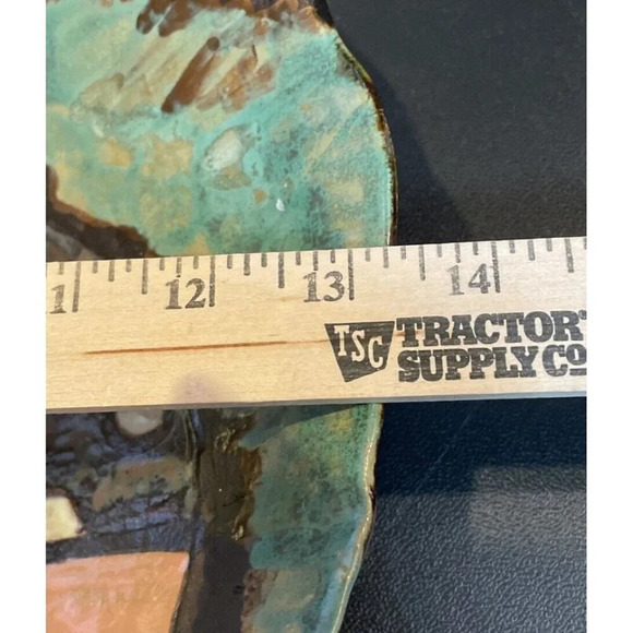 Ingrid Bjerstedt Rogers Pottery Large Bowl Women Lady Handpainted Center Piece - Picture 6 of 7